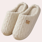 Pantoffels dames met bont en zachte zool, warm 6