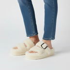 Pantoffels dames met fleecevoering en antislipzool 1
