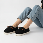 Pantoffels dames met plateauzool en zachte voering 4