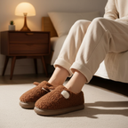 Pantoffels dames met plateauzool en zachte voering 8