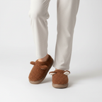 Pantoffels dames met plateauzool en zachte voering 9
