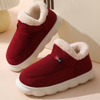 Pantoffels dames met pluizige voering en dikke zool 1