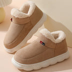 Pantoffels dames met pluizige voering en dikke zool 2