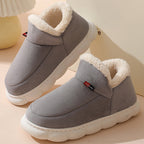 Pantoffels dames met pluizige voering en dikke zool 3