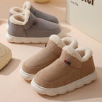 Pantoffels dames met pluizige voering en dikke zool 9