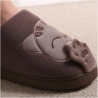 Pantoffels dames met schattig dierenmotief en dichte hiel 12