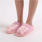 Pantoffels dames met schattig dierenmotief en dichte hiel 6