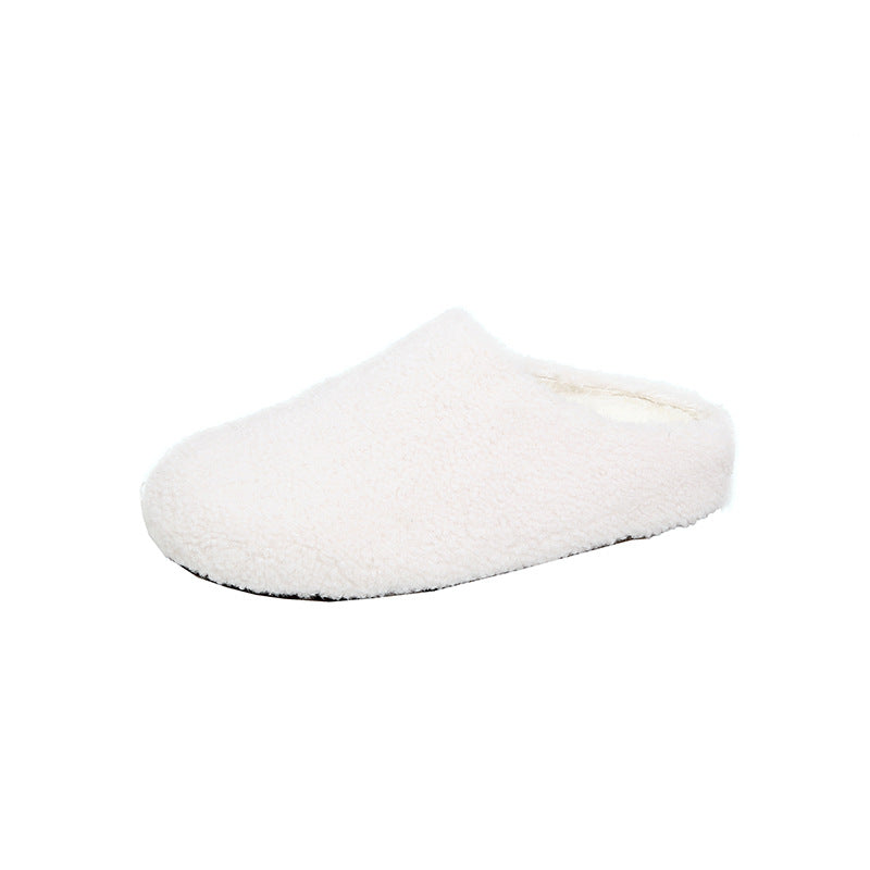 Pantoffels dames met zachte teddyvoering en gewatteerd voetbed 1