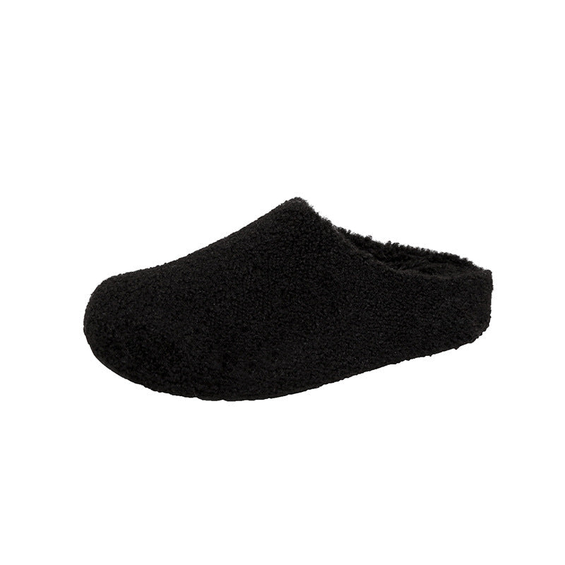 Pantoffels dames met zachte teddyvoering en gewatteerd voetbed 2