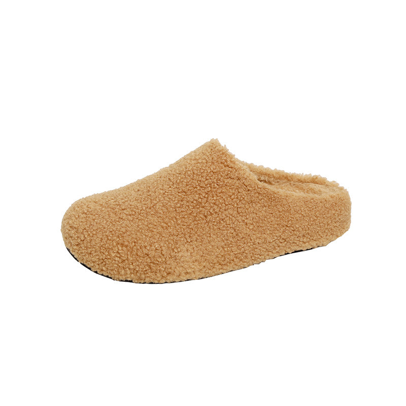 Pantoffels dames met zachte teddyvoering en gewatteerd voetbed 3