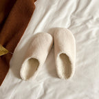 Pantoffels dames met zachte teddyvoering en gewatteerd voetbed 5