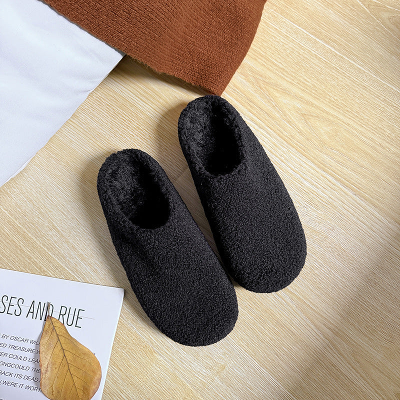 Pantoffels dames met zachte teddyvoering en gewatteerd voetbed 7