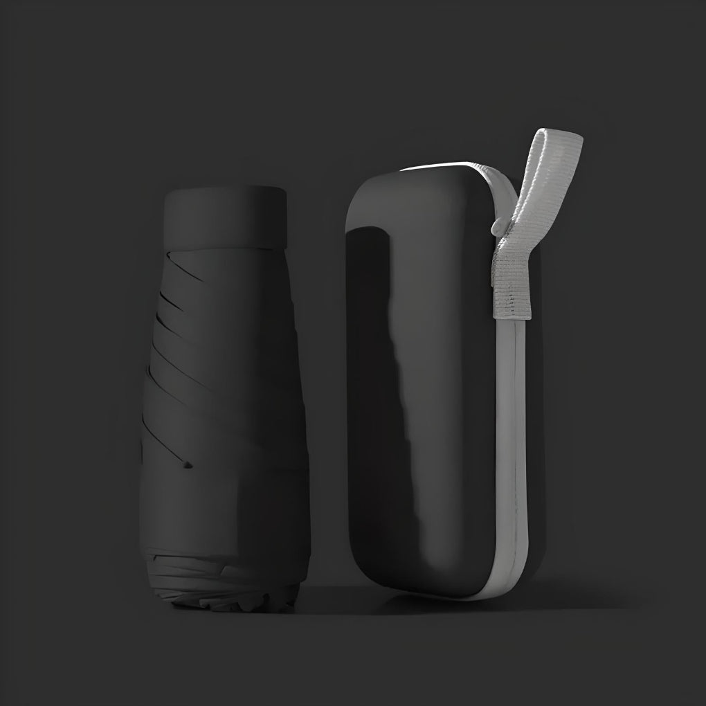Paraplu opvouwbaar en compact met waterafstotend etui en RVS frame 1
