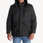 Parka winterjas heren met capuchon en fleecevoering 6