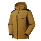 Regenjas dames waterdicht met capuchon, ritszakken en getapete naden 4