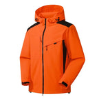 Regenjas dames waterdicht met capuchon, ritszakken en getapete naden 6
