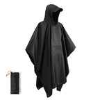 Regenponcho uniseks waterdicht met capuchon en opbergetui 3