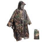 Regenponcho uniseks waterdicht met capuchon en opbergetui 6
