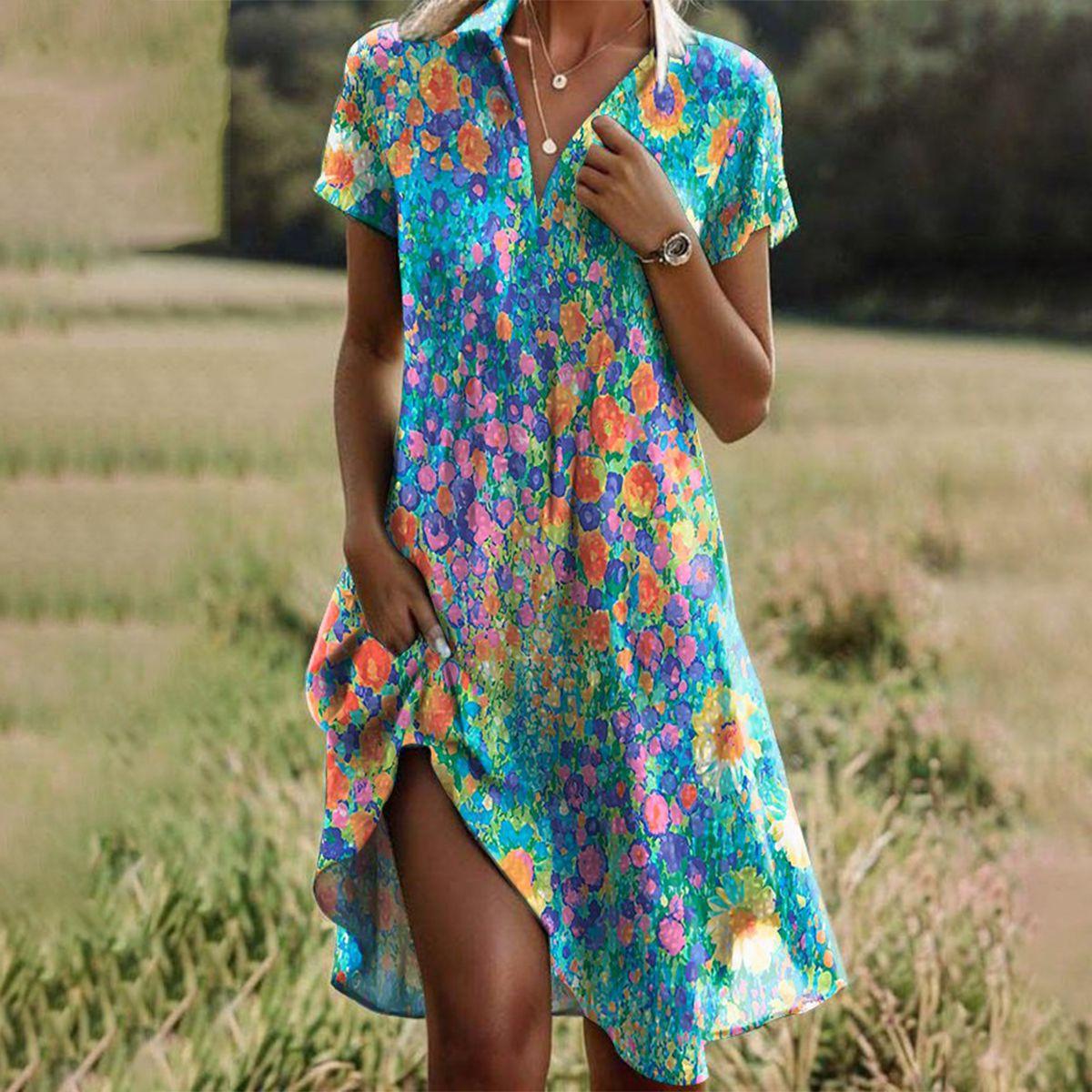 Ophélie - Bohemian chic zomerjurk dames