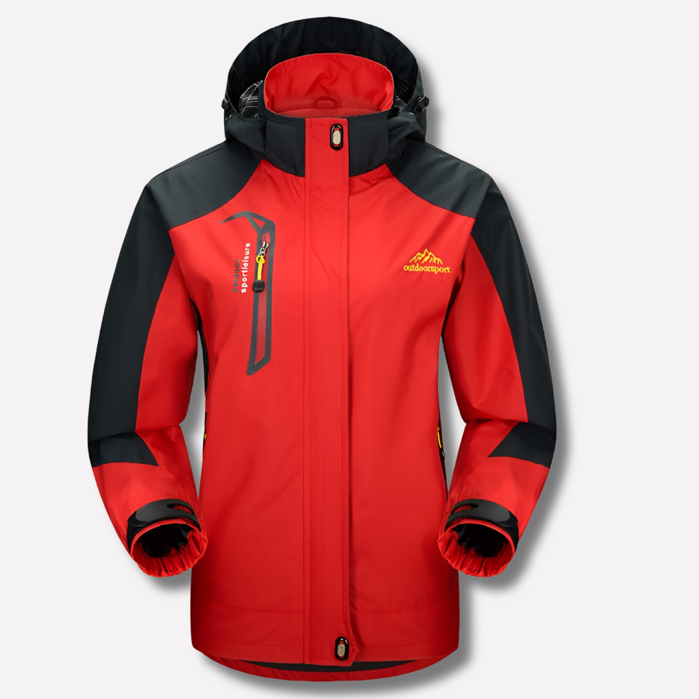 Ski-jas dames 3-in-1 met capuchon en hoge kraag gevoerd 6