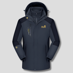 Ski-jas dames 3-in-1 met capuchon en hoge kraag gevoerd 8