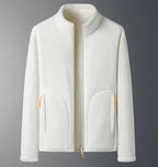 Ski-jas dames fleece met opstaande kraag en doorlopende rits 5
