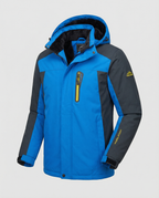 Ski-jas heren met capuchon en fleecevoering waterafstotend gevoerd 1