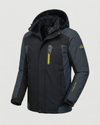 Ski-jas heren met capuchon en fleecevoering waterafstotend gevoerd 2