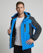 Ski-jas heren met capuchon en fleecevoering waterafstotend gevoerd 6