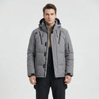 Ski-set heren tweedelig met capuchon jas en broek waterafstotend gevoerd 4