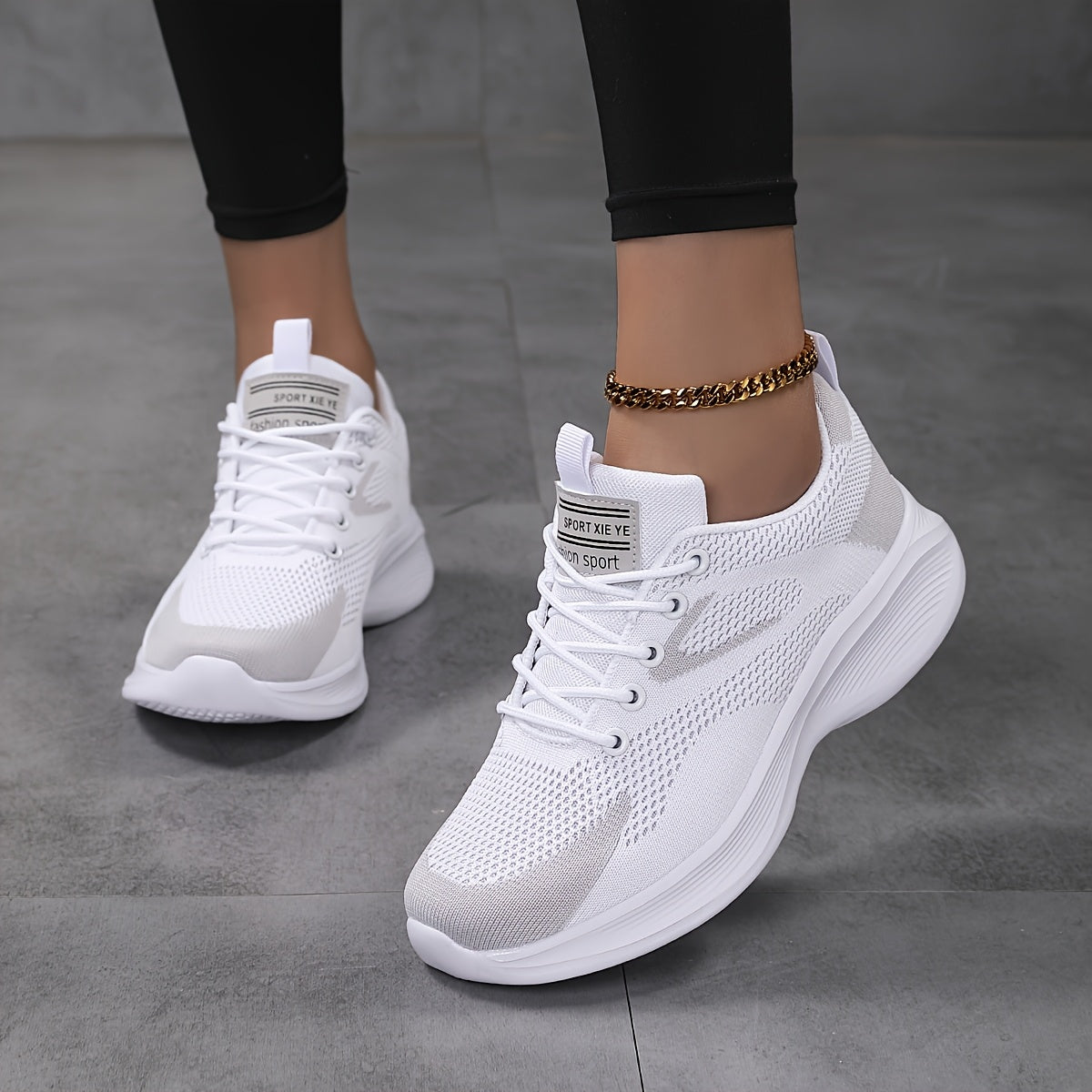 Sneakers dames lichtgewicht met veters 8