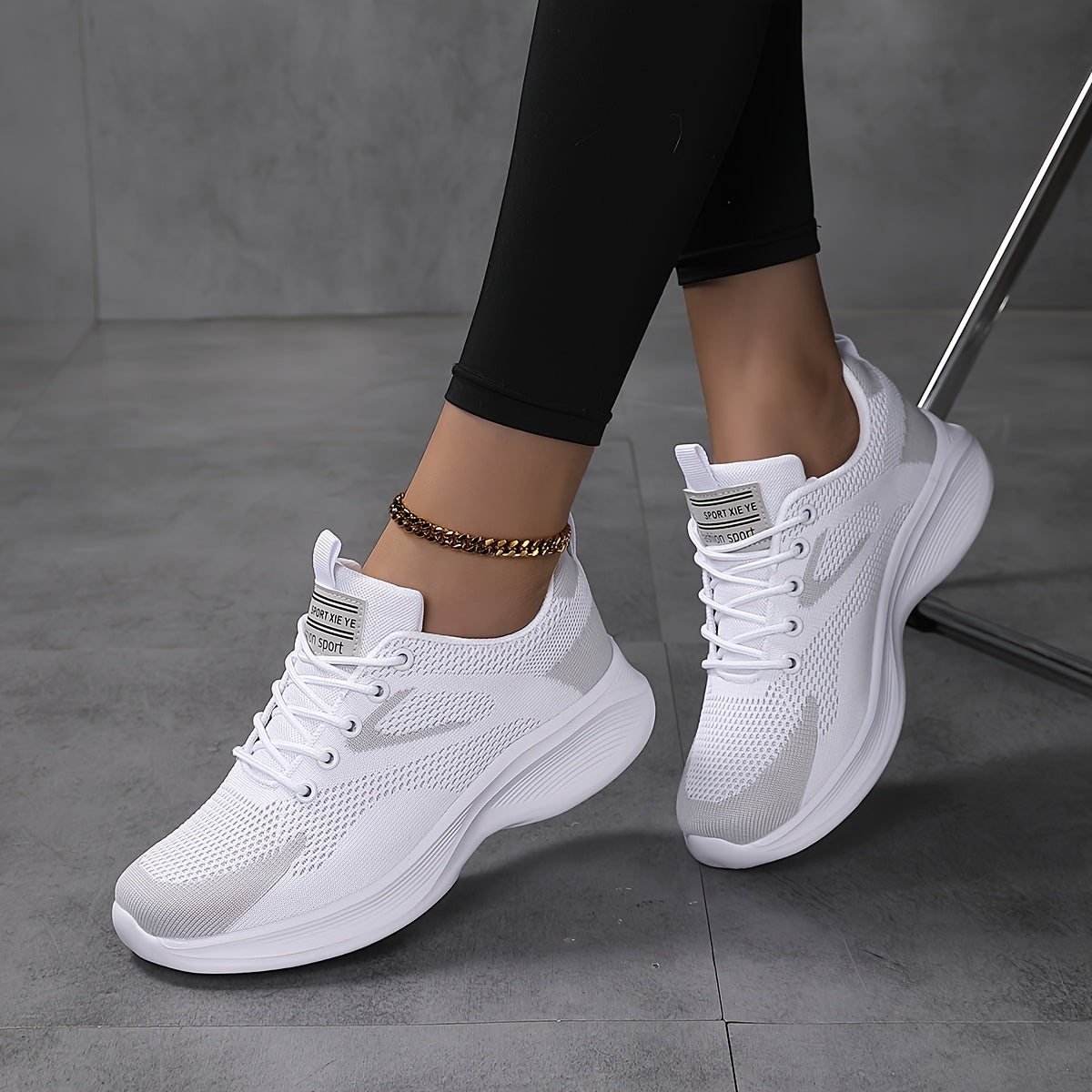 Sneakers dames lichtgewicht met veters 9