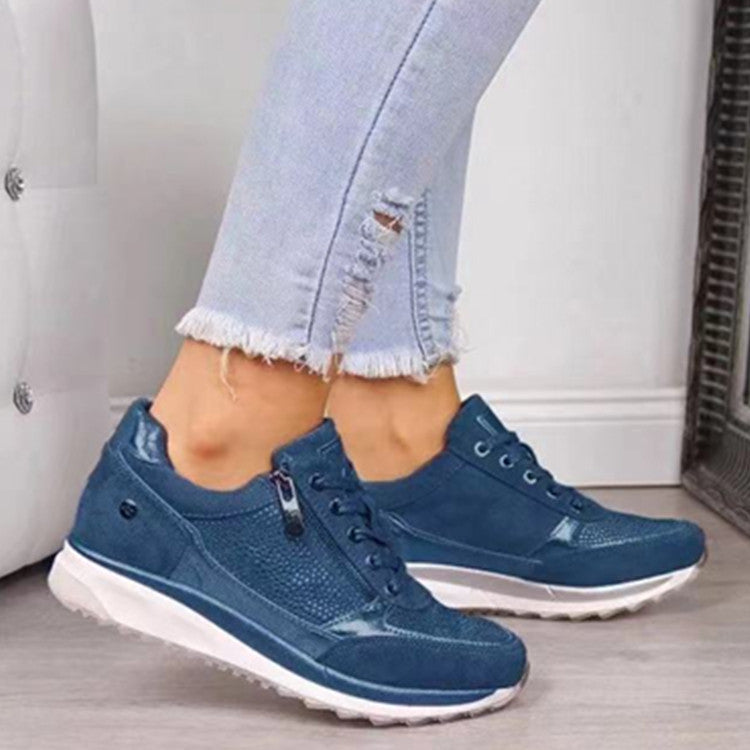 Sneakers dames met sleehak 2