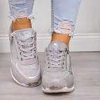 Sneakers dames met sleehak 5