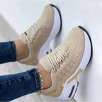 Sneakers dames met sleehak en luchtkussenzool 2