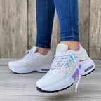 Sneakers dames met sleehak en luchtkussenzool 6
