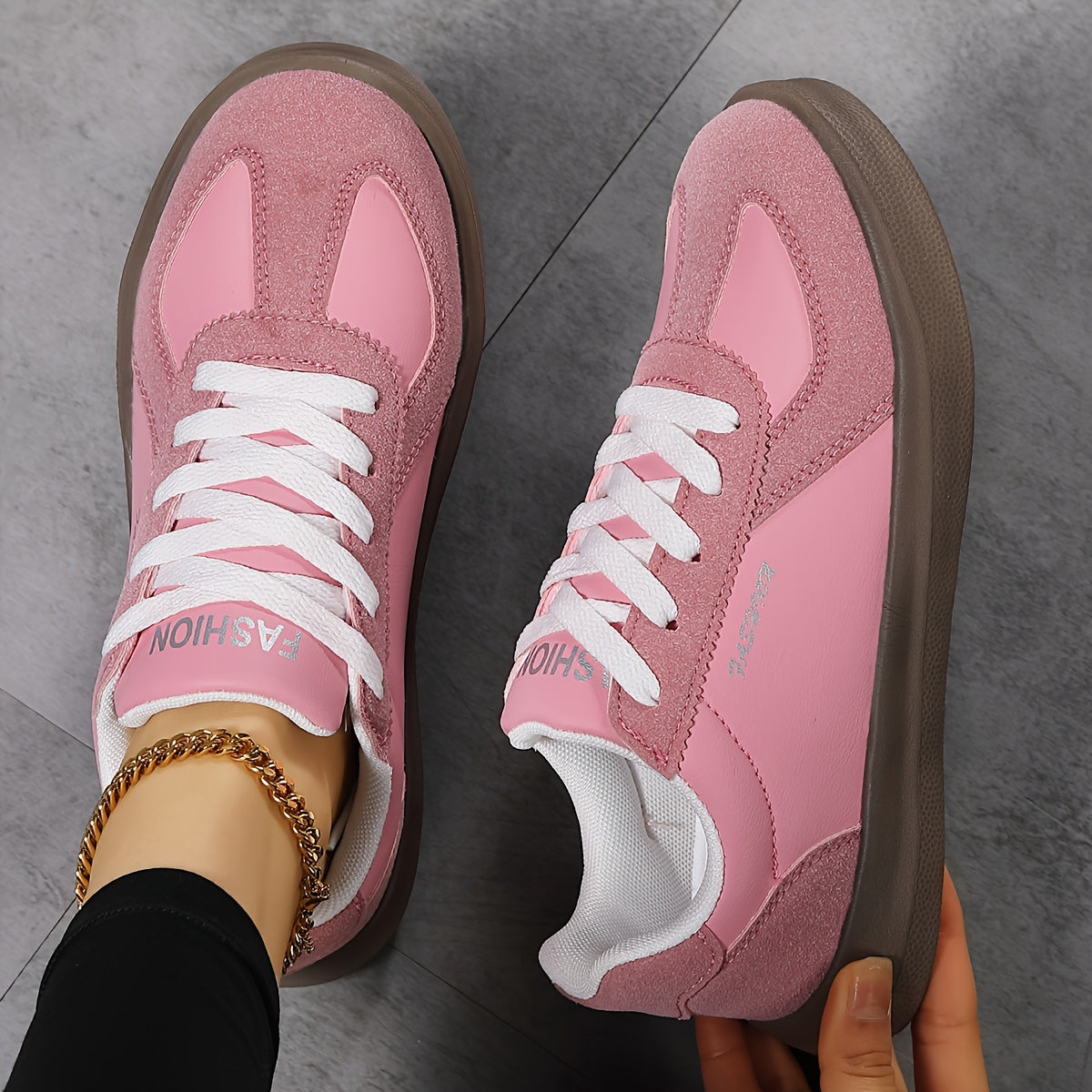 Sneakers dames met veters 2