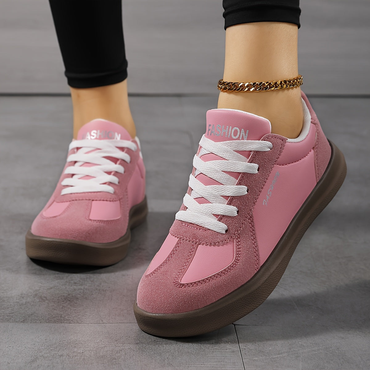 Sneakers dames met veters 5