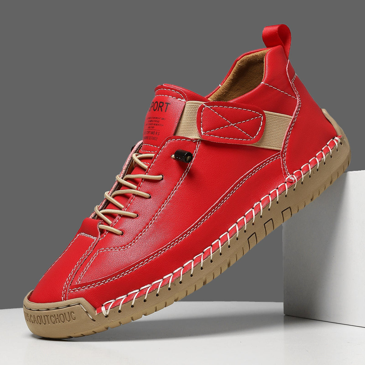 Sneakers dames met veters en geperforeerd detail 15
