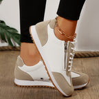 Sneakers dames retro met veters 5