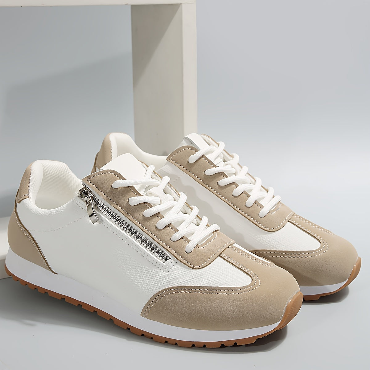 Sneakers dames retro met veters 6