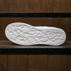 Sneakers dames van leer met plateauzool 7