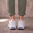 Sneakers dames van leer met veters en antislipzool 5