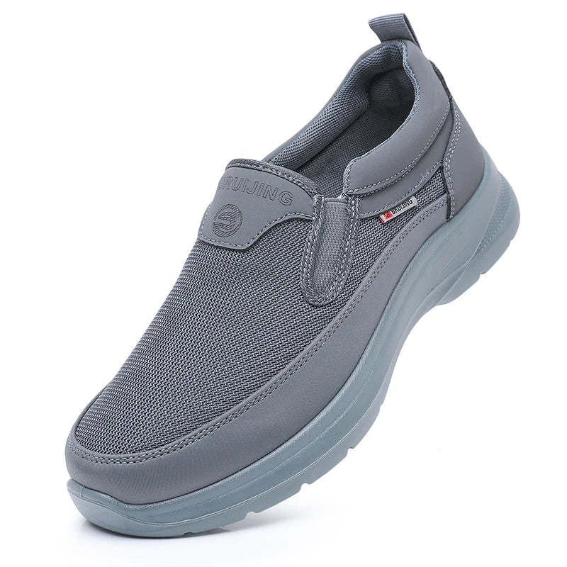 Sneakers heren instapmodel van mesh met dikke zool 8