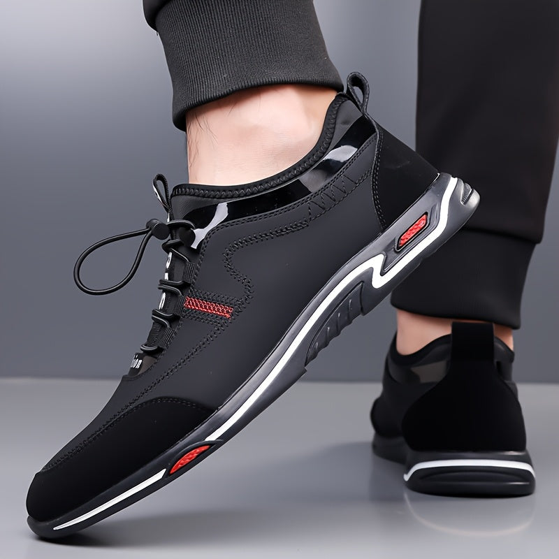Sneakers heren met veters en dikke rubberzool 12