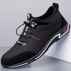 Sneakers heren met veters en dikke rubberzool 3