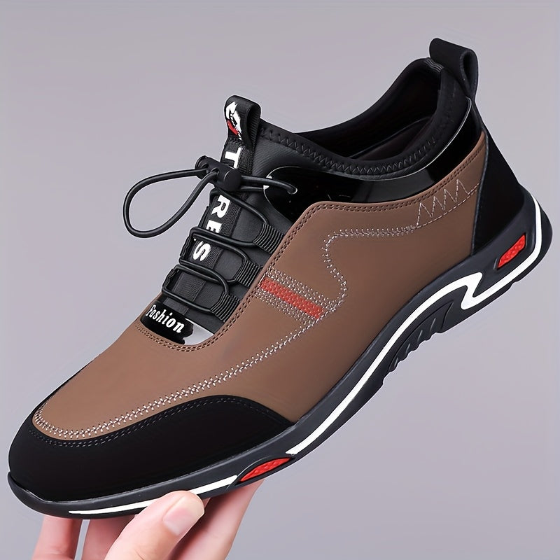 Sneakers heren met veters en dikke rubberzool 6