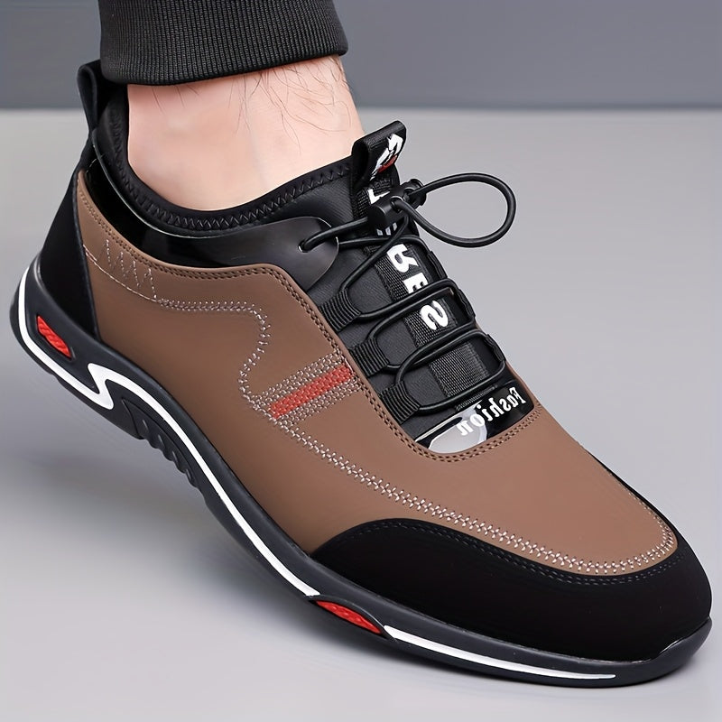 Sneakers heren met veters en dikke rubberzool 7
