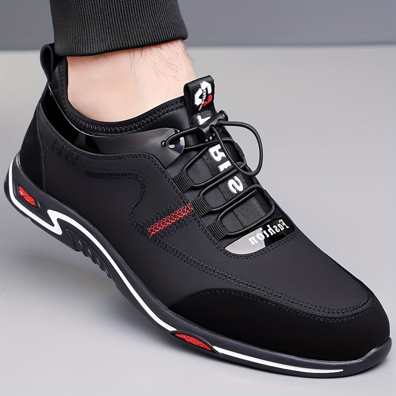 Sneakers heren met veters en dikke rubberzool 8