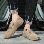 Sneakers heren met veters en geperforeerd detail 14